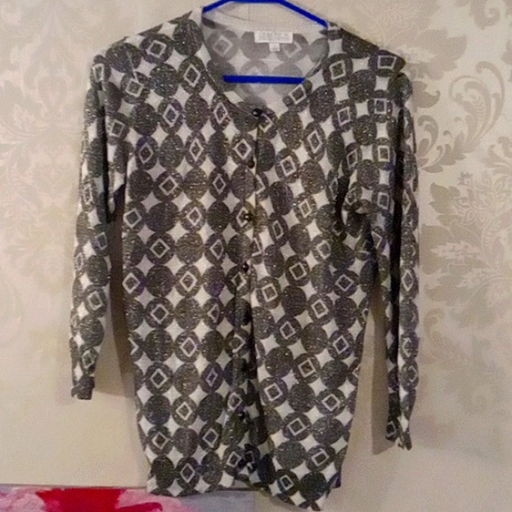 Joseph A. Sparkly Cardigan M